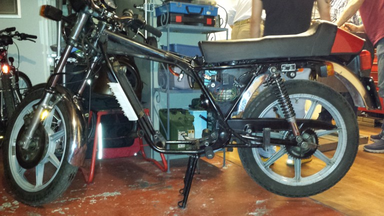 Laverda denudata del motore